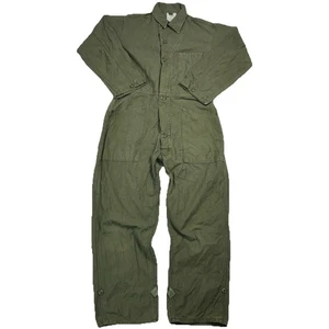 Vintage 1986 US Military Coveralls | M | Sateen Cotton Type 1 | Utility Workwear - Picture 1 of 23