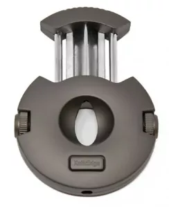Xotic Edge Xceed V Cut Cigar Cutter w/ 8mm and 10mm Punch Cutters Gunmetal NEW - Picture 1 of 3
