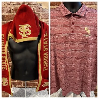 Спортивный лот семинолов штата Флорида *поставляется с 5 бывшими в употреблении товарами* просмотрите фотографии - Изображение 1 из 4