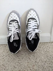 Size 9.5 - Nike Air Max 90 NRG Venn Diagram- Grey Fog Polka- LIGHTLY WORN - Picture 1 of 10