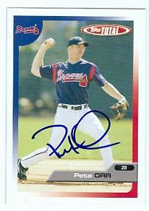 Pete Orr autographed Baseball Card (Atlanta Braves) 2005 Topps Total #269