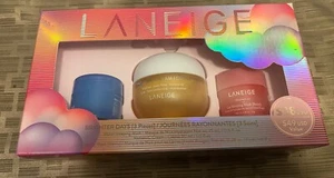 Laneige Brighter Days Trio, 3 Pieces, Sleeping Mask, Lip Mask & Radian-C Cream - Picture 1 of 4