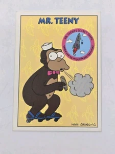 Mr. Teeny Skybox The Simpsons Trading Card Trained Chimp S22 - Picture 1 of 2