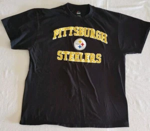 Majestic Black NFL Pittsburgh Steelers TShirt Adult Size XL - Picture 1 of 6
