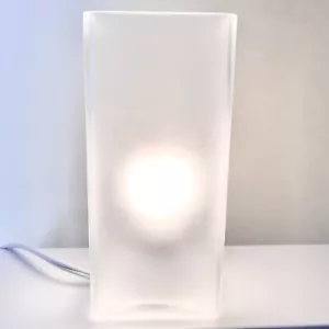 Vintage IKEA GRONO White Frosted Glass Table Accent Lamp Light Collectible   - Picture 1 of 13