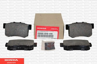 Kit de pastilhas de freio traseiras genuínas Honda OEM compatível com: 2007-2011 CR-V (almofadas, calços e graxa) - Imagem 1 de 2