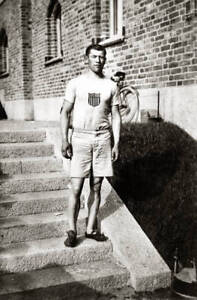 1912 Olympic Games Stockholm Athletics Decathlon Jim Thorpe Gold Old Photo