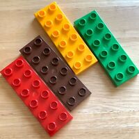 Lego Duplo Brick 2 x 4 x 2 Rounded Ends Part 6448 Building Pick Your Color