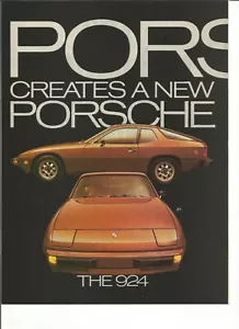 Original 1977 Porsche 924 vintage print ad: "Porsche creates a new Porsche." - Picture 1 of 2