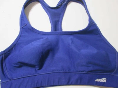 Sujetador deportivo Avia talla M azul marino forrado inalámbrico espalda deportiva pulóver ropa deportiva activa Foto 1 de 4
