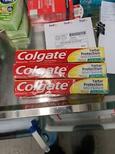 3 Colgate Tartar Protection Whitening Toothpaste Crisp Mint JUMBO 6 OZ EA Read