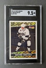 1993-94 Topps Premier Wayne Gretzky Black Gold Refractor #7 SGC 9.5 Low Pop