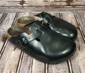 Zapatos cómodos sin cordones de cuero negro BIRKENSTOCK Boston para mujer 5-5,5 (EUR 36) - Imagen 1 de 9