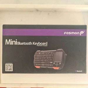 Fosmon 30FT Mini Wireless Bluetooth Keyboard Touchpad for iOS Android Windows - Picture 1 of 2