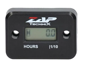 Contador de horas de funcionamiento ZAP Offroad contador de servicio y de horas negro - Imagen 1 de 3