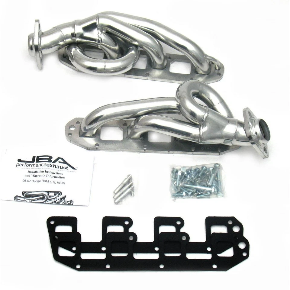 Cabezal de escape JBA Racing - 03-08 RAM 5,7 L 03-08 RAM Cat4Ward® 5,7 L Silver Ctd Foto 1 de 4