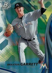 2017 Bowman Platinum Top Prospects #TPBX Braxton Garrett MARLINS - Picture 1 of 2