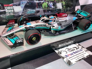 1:18 Minichamps 113222163 George Russell Mercedes AMG W13E 1st Win Brazil 2022 - Picture 1 of 18