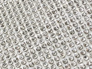 38,5 cm Diamant Strass Netz Kristalle Transfer STREIFEN Aufbügeln Hot Fix zum Selbermachen UK - Bild 1 von 21