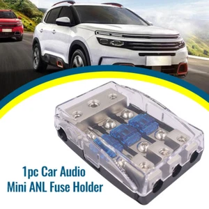2/3/4 Way Mini ANL Fuse Holder Car Blade Stereo Audio Power Distribution Block - Picture 1 of 16