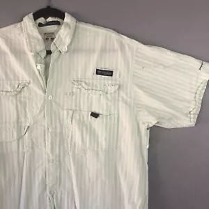 Columbia Mens PFG Super Bonehead Classic Short Sleeve Shirt Fishing Size Medium - Picture 1 of 10
