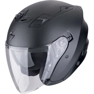 Motorrad Helm 3XL - Scorpion EXO-Z1 Solid Jethelm - perlmutt schwarz matt - Bild 1 von 4