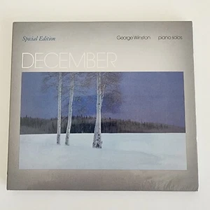 GEORGE WINSTON December CD NEW SEALED Special Edition Plano Remastered 2 Bonus - Foto 1 di 8