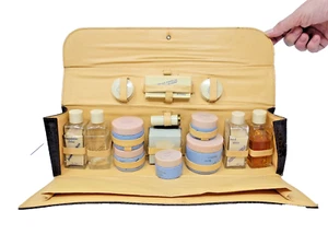 1940s Makeup Jacqueline Cochran Wings to Beauty Cosmetics & Carry Case - READ - Picture 1 of 24