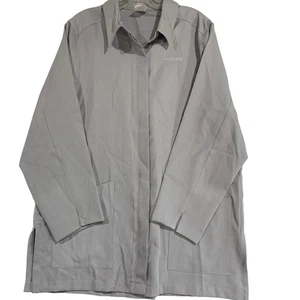 Mary Kay Lab Coat Jacket Embroidered Logo Pockets Work Uniform Medium - Picture 1 of 9