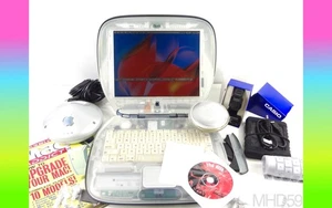 Apple iBook Clamshell G3 SE 366 40GB OS9 + BASE STATION + Many GIFTS ⭐️⭐️⭐️⭐️⭐ - Picture 1 of 20