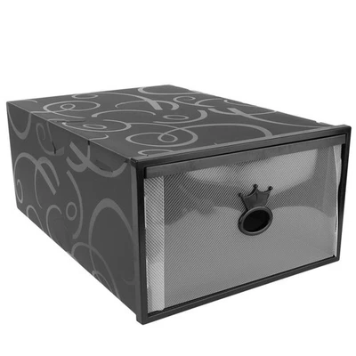  Contenitore Di Conservazione Delle Scarpe Deposito Per Scatola Pieghevole - Immagine 1 di 4