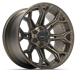 4PLAY Wheel 20x10 6x135 + 6x139.7 GM Chevy RAM 4P83 Satin Bronze Wheel (1) - Picture 1 of 5