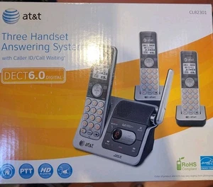 Teléfono inalámbrico AT&T CL82301 1,9 GHz trío de una sola línea - Imagen 1 de 2