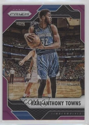 2016-17 Panini Prizm Purple Prizm /75 Karl-Anthony Towns #262 - Image 1 of 2
