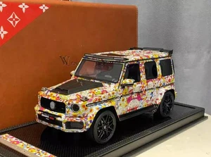 VV Model 1/18 Mercedes Benz Classe G BRABUS 800 Kaikai Kiki Takashi Murakami - Foto 1 di 7