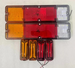 Suitable For Suzuki Samurai SJ410 SJ413 LED Tail Lights With LED Indicators Set - Picture 1 of 2