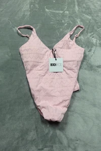 Neu mit Etikett Beach Riot Damen Medium rosa Reese Einteiler Sandfrottee - Bild 1 von 8
