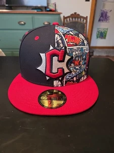 Cleveland Guardians MLB Diamond Hero Edition Baseball Cap Size 7 1/4 NEW - Picture 1 of 13