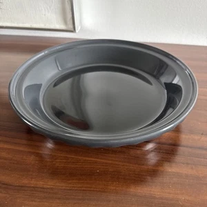Fiesta 10.25" LARGE 44oz RETIRED SLATE GRAY Deep Dish PIE BAKER Fiestaware - Picture 1 of 5