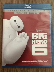Big Hero 6 Disney DVD BLU-RAY Children’s Movie Family - Picture 1 of 1