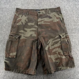 Pantaloncini cargo uomo Levis Strauss taglia 38 marca due cavalli marrone mimetico tasche a scatto - Foto 1 di 16