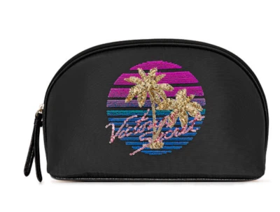 NUEVO CON ETIQUETAS BOLSA DE BELLEZA GLAMUROSA'S SECRET GRÁFICA BURLA COSMÉTICOS ESENCIALES Foto 1 de 4