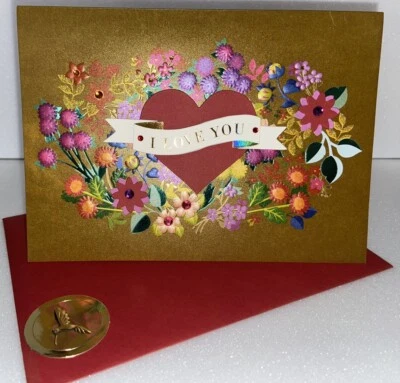 Papyrus Valentine’s Day Card | Bed Of Flowers - Image 1 of 3