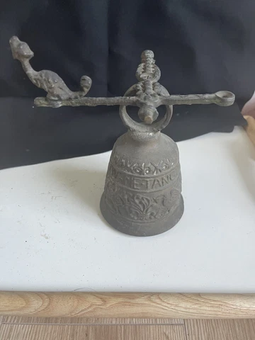 Antique Brass / Cast  Iron Bell Monastery Church Cover