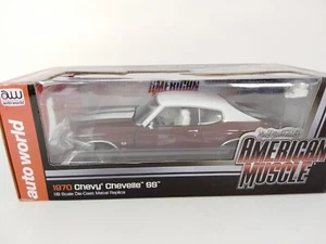 Auto World Chevrolet Chevy Chevelle Ss 1970 1/18 AMM1011/06 AW1011 - Imagen 1 de 3