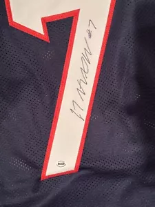 C.J. STROUD Nike Dri-Fit Limited Navy Autographed Texans Jersey - Fanatics Auto - Picture 1 of 2