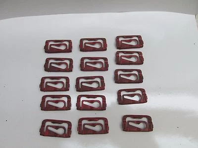 1970-1972 MONTE CARLO FRONT GLASS MOLDING CLIPS SET FOR TRIM WINDSHIELD - Image 1 of 4