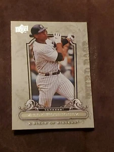 Alex Rodriguez 2008 Upper Deck A Piece of History #63 New York Yankees - Picture 1 of 2