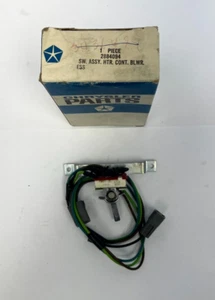 1969-1973 Dodge Plymouth Polara Monaco Heater Blower Control Switch 2884094 NOS - Picture 1 of 4