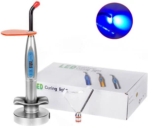USA STOCK Dental Inalámbrico 5W LED Luz de Curado con Punta Blanqueadora 1500mw Plateado - Imagen 1 de 12